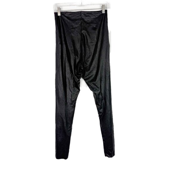 Commando Pull On Skinny Faux Leather Leggings Black Size Large L - Picture 8 of 12